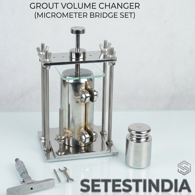 Grout Volume Change (Micrometer Bridge Set)